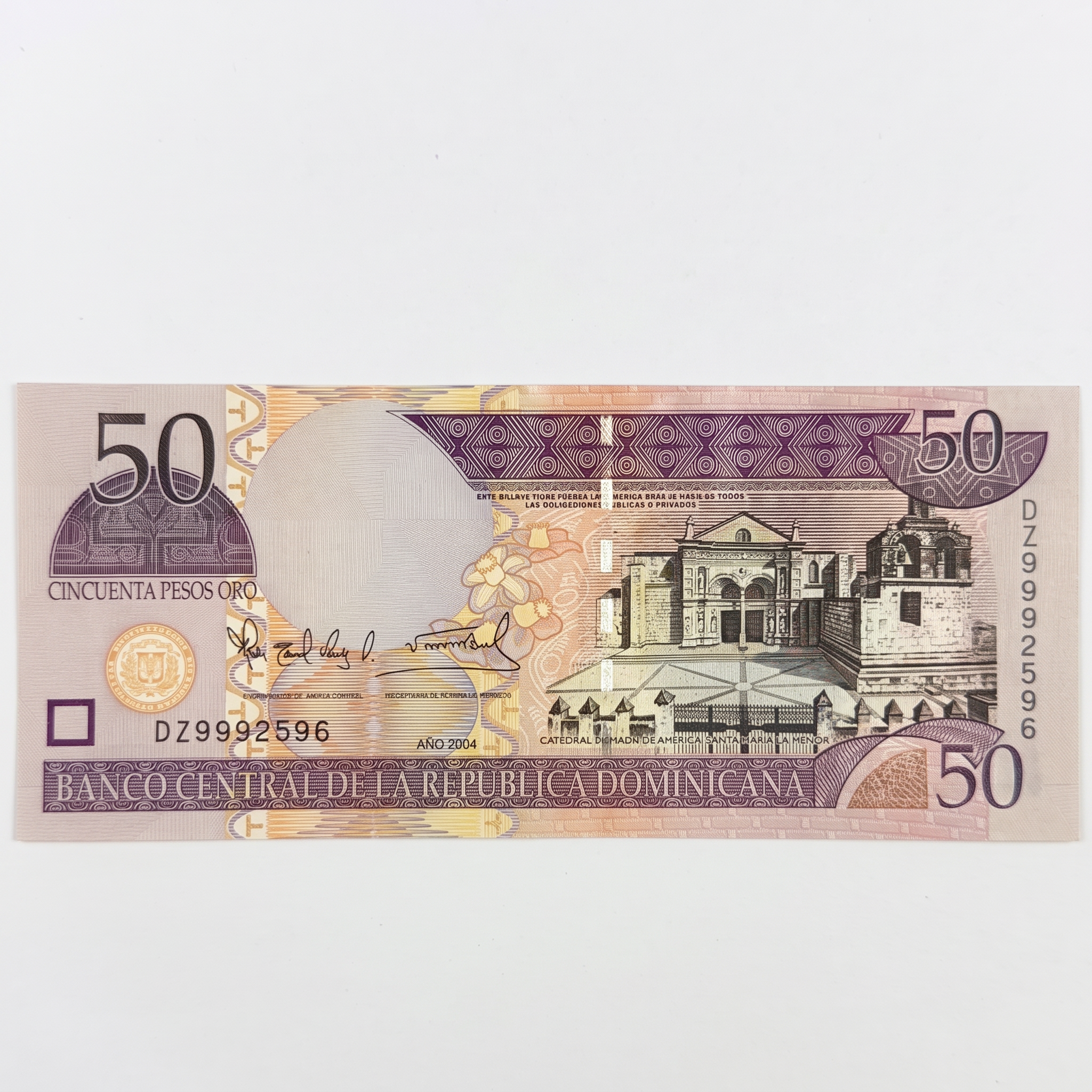 Cincuenta Pesos Oro, 2004